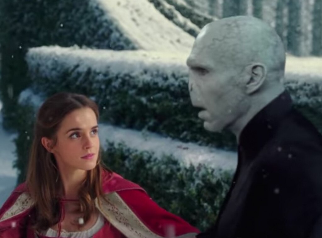 Emma Watson, Ralph Fiennes, Beauty and the Beast, Harry Potter, Mash-Up Emma Watson, Ralph Fiennes, Beauty and the Beast, Harry Potter, Mash-Up