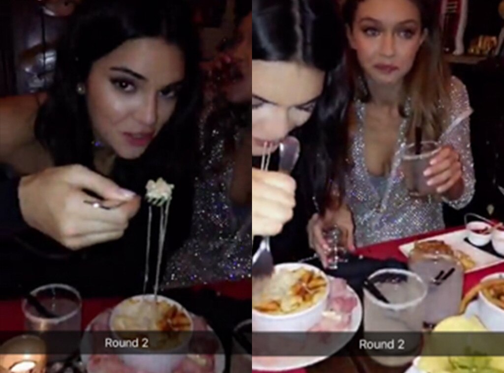 Kendall Jenner, Gigi Hadid, Snapchat Kendall Jenner, Gigi Hadid, Snapchat