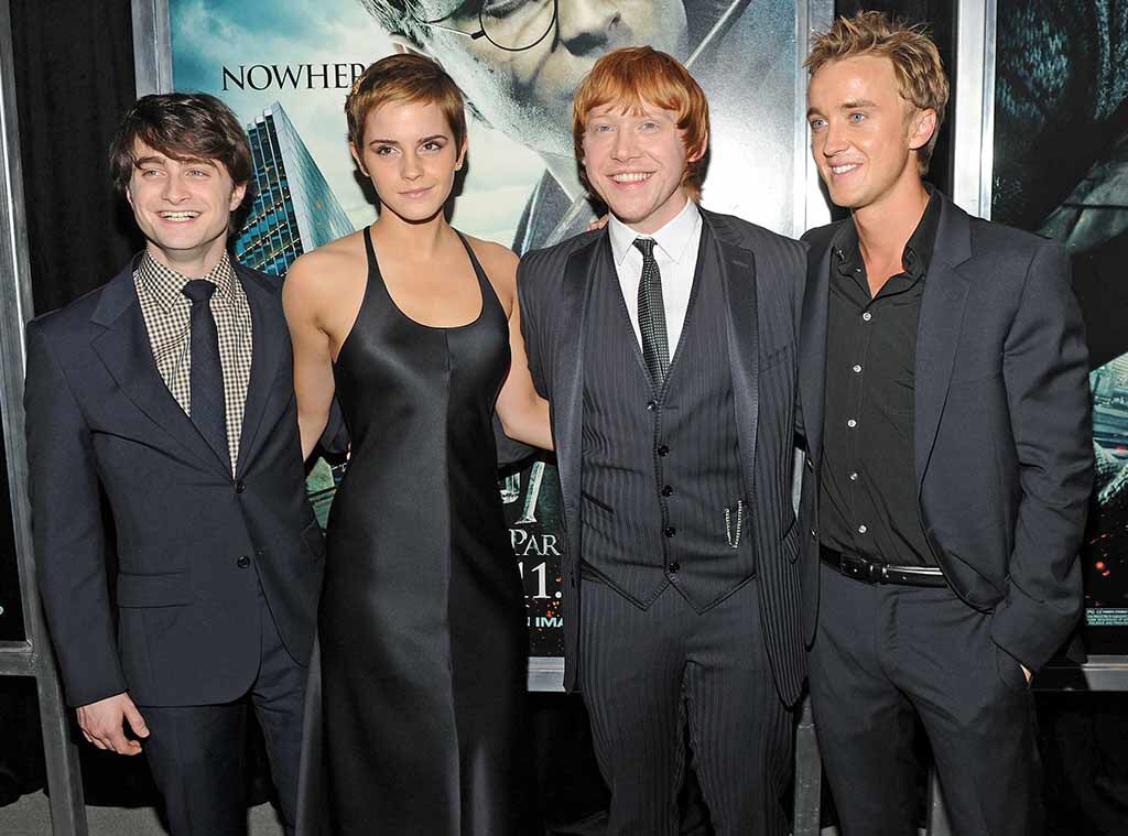 Daniel Radcliffe, Emma Watson, Rupert Grint, Tom Felton, Harry Potter and the Deathly Hallows - Part 1 Daniel Radcliffe, Emma Watson, Rupert Grint, Tom Felton, Harry Potter and the Deathly Hallows - Part 1