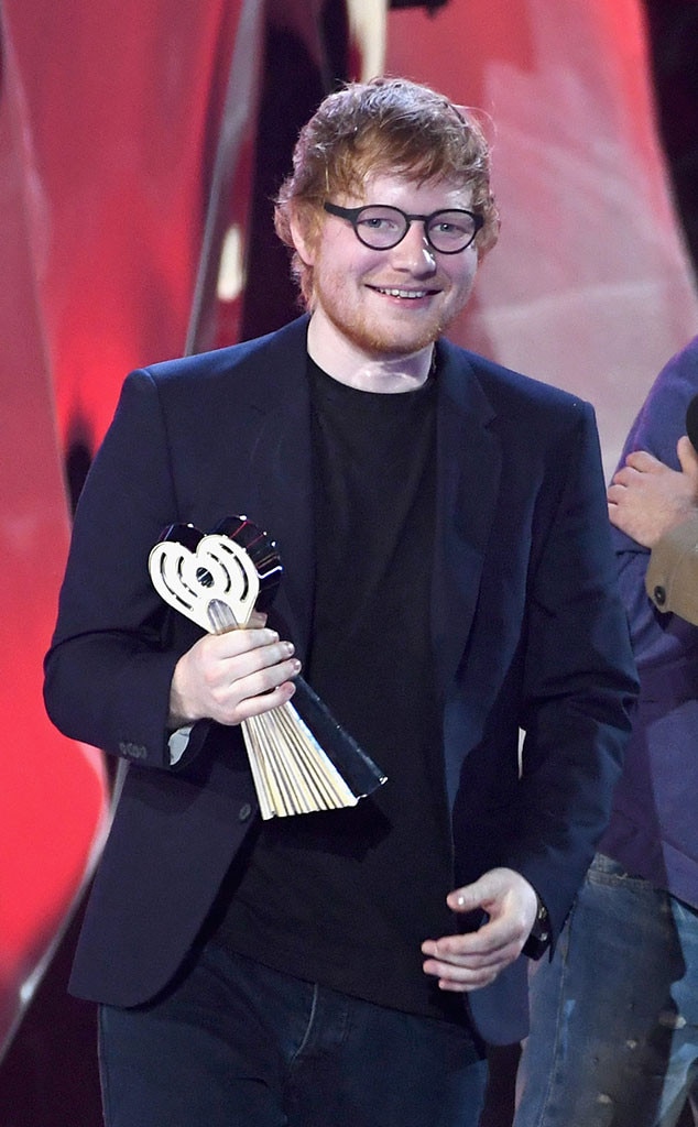 Ed Sheeran, 2017 iHeartRadio Music Awards, Winners Ed Sheeran, 2017 iHeartRadio Music Awards, Winners
