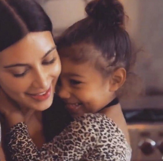 Kim Kardashian, North West, Instagram Kim Kardashian, North West, Instagram