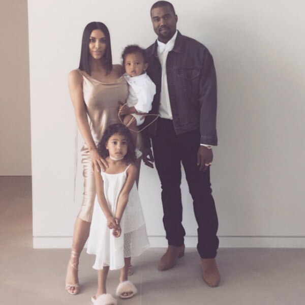 Kim Kardashian, Kanye West, North West, Saint West, Easter Kim Kardashian, Kanye West, North West, Saint West, Easter
