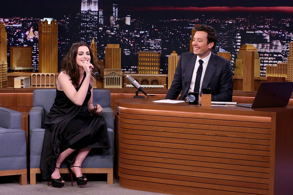 Anne Hathaway, The Tonight Show Starring Jimmy Fallon Anne Hathaway, The Tonight Show Starring Jimmy Fallon
