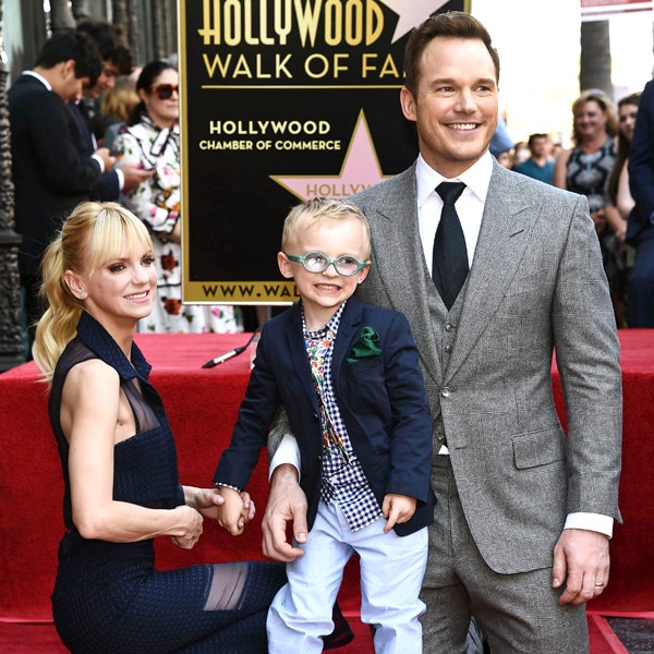 Chris Pratt, Anna Faris, Jack Pratt, Hollywood Walk of Fame Chris Pratt, Anna Faris, Jack Pratt, Hollywood Walk of Fame