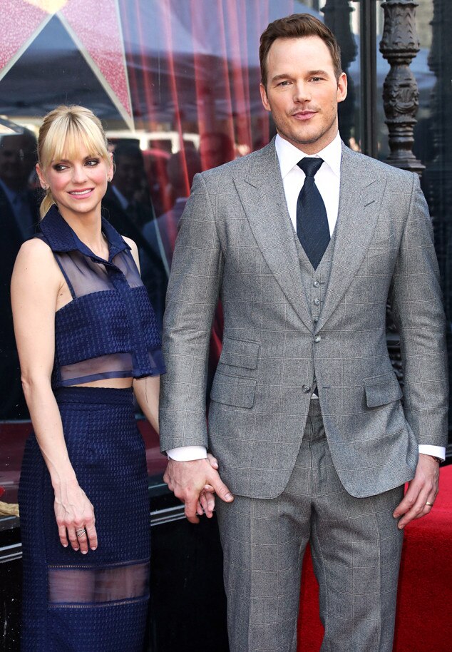Chris Pratt, Anna Faris, Hollywood Walk of Fame Chris Pratt, Anna Faris, Hollywood Walk of Fame