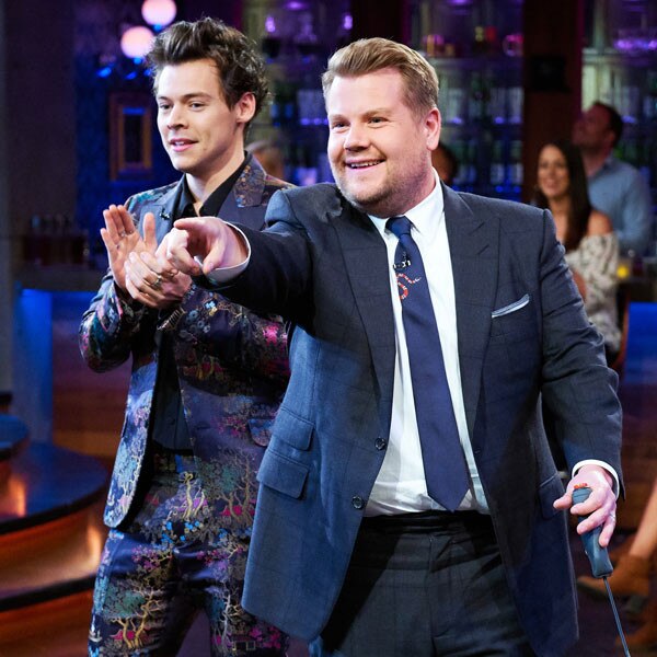 Harry Styles, James Corden, The Late Late Show