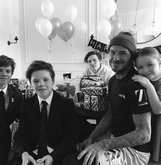 David Beckham, Brooklyn Beckham, Cruz Beckham, Romeo Beckham, Harper Beckham David Beckham, Brooklyn Beckham, Cruz Beckham, Romeo Beckham, Harper Beckham