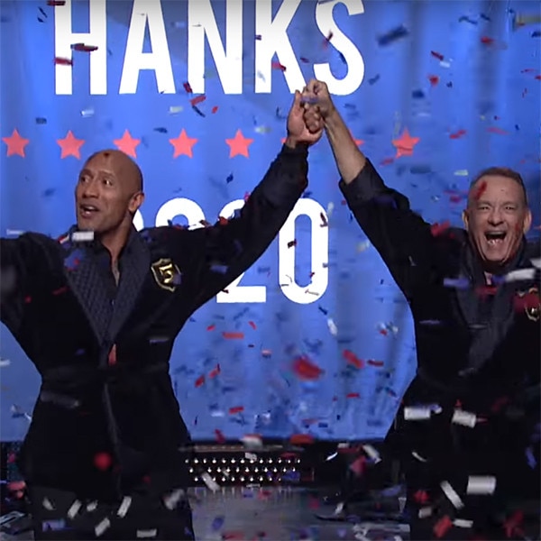 Dwayne Johnson, Tom Hanks, SNL