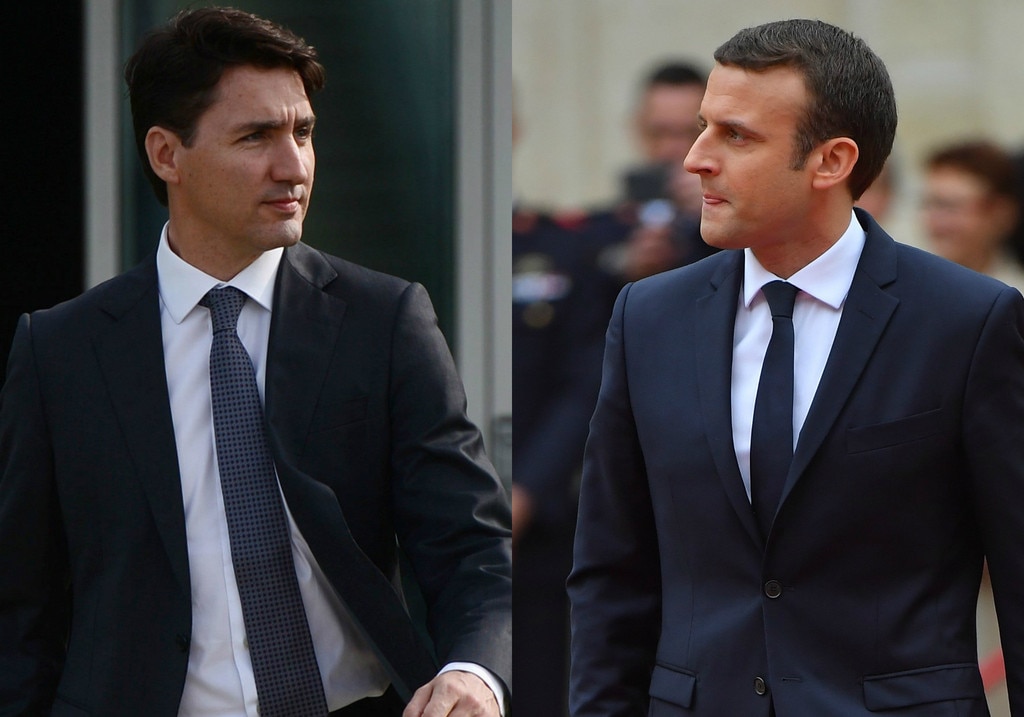 Emmanuel Macron Y Justin Trudeau Protagonizan El Bromance Más Deseado Por Todos E Online