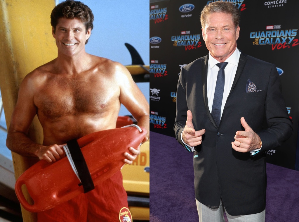 David Hasselhoff, Baywatch Then and Now