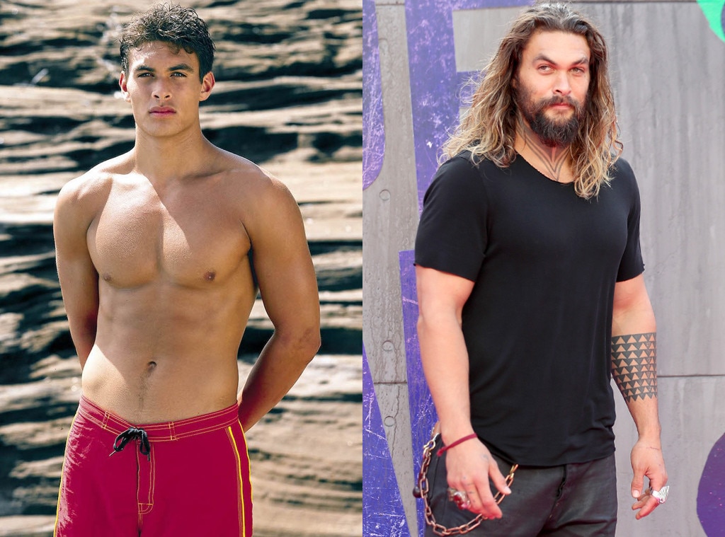 Jason Momoa, Baywatch Then and Now