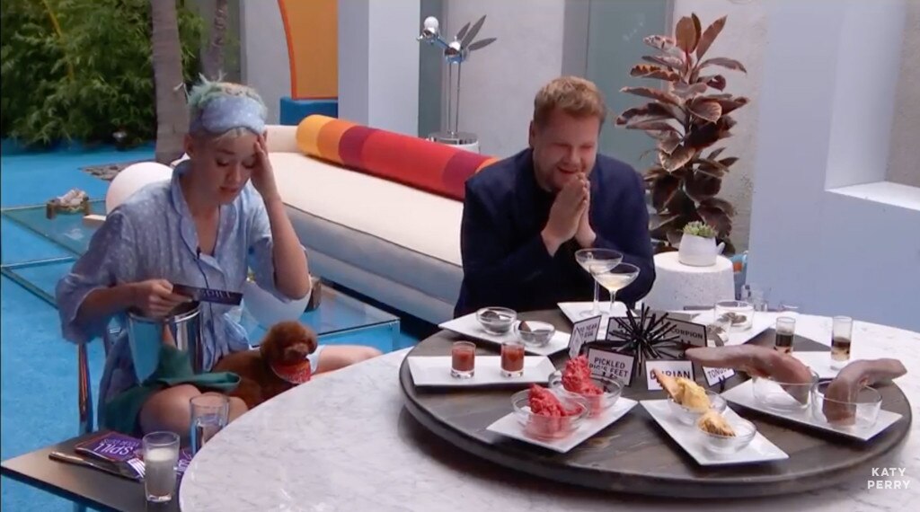 Katy Perry, James Corden, YouTube Katy Perry, James Corden, YouTube