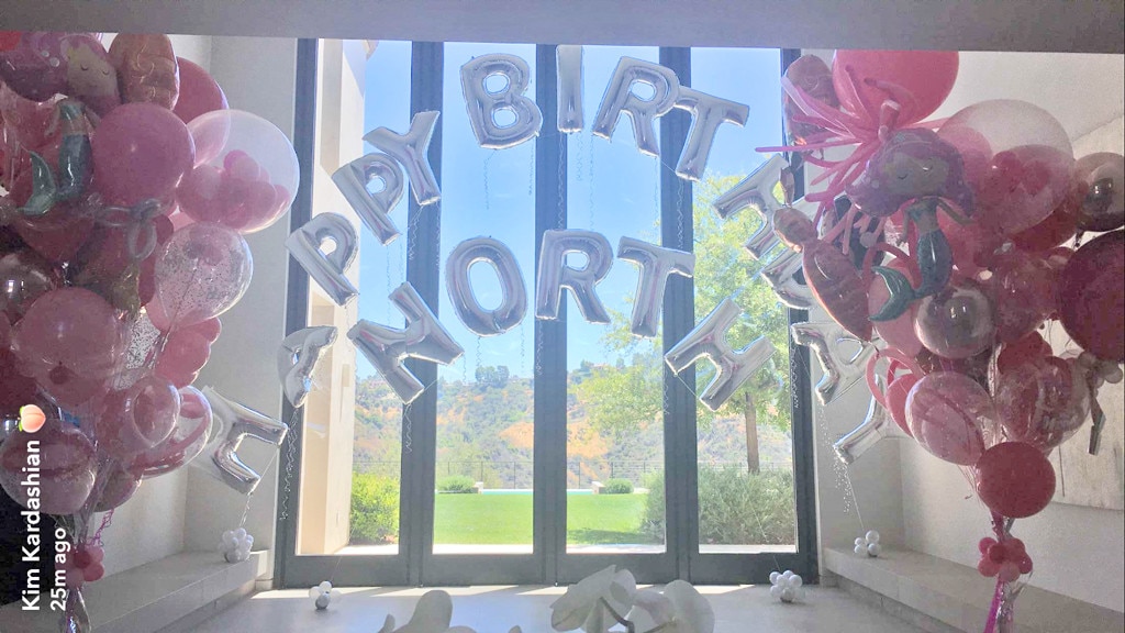 North West, 4th Birthday, Balloons North West, 4th Birthday, Balloons