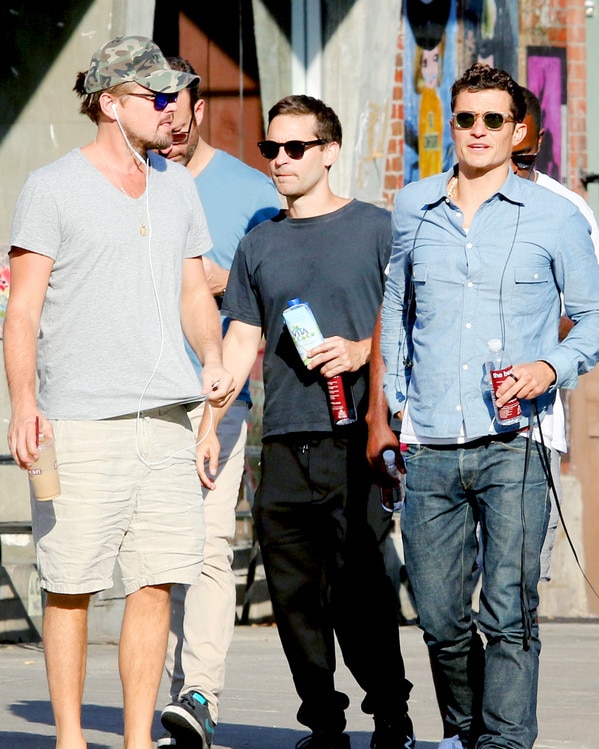 ESC: Leonardo DiCaprio, Tobey Maguire and Orlando Bloom ESC: Leonardo DiCaprio, Tobey Maguire and Orlando Bloom