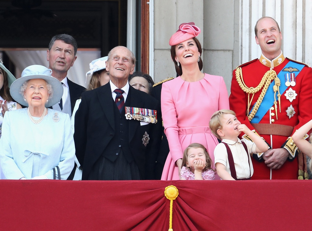 Kate Middleton, Princess Charlotte, Prince George, Prince William, Trooping the Colour 2017, Queen Elizabeth Kate Middleton, Princess Charlotte, Prince George, Prince William, Trooping the Colour 2017, Queen Elizabeth