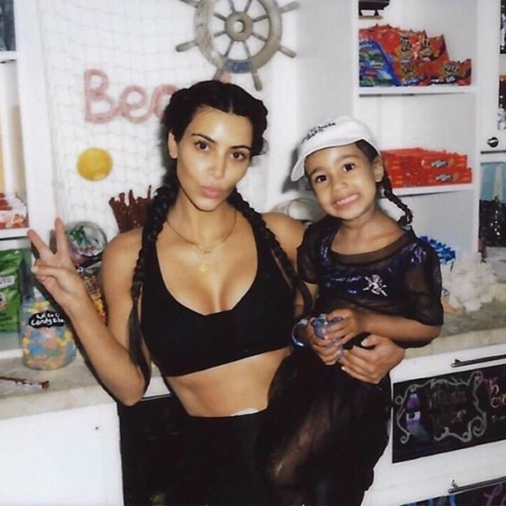 Kim Kardashian, North West, Instagram Kim Kardashian, North West, Instagram