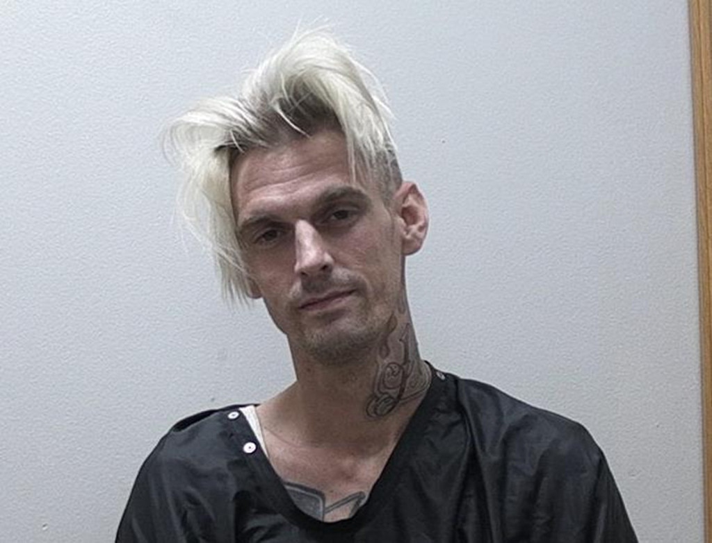 Aaron Carter, DUI Arrest, Mug Shot, 2017 Aaron Carter, DUI Arrest, Mug Shot, 2017