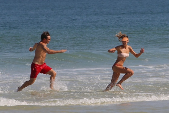 Ed Westwick, Jessica Michél Serfaty, Rio de Janeiro Ed Westwick, Jessica Michél Serfaty, Rio de Janeiro