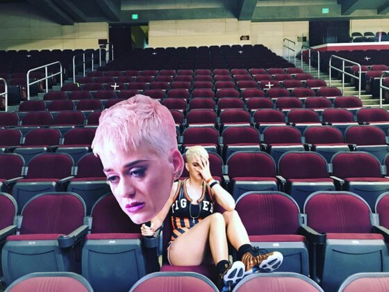 Katy Perry inicia as gravações do clipe de Swish Swish com vários famosos