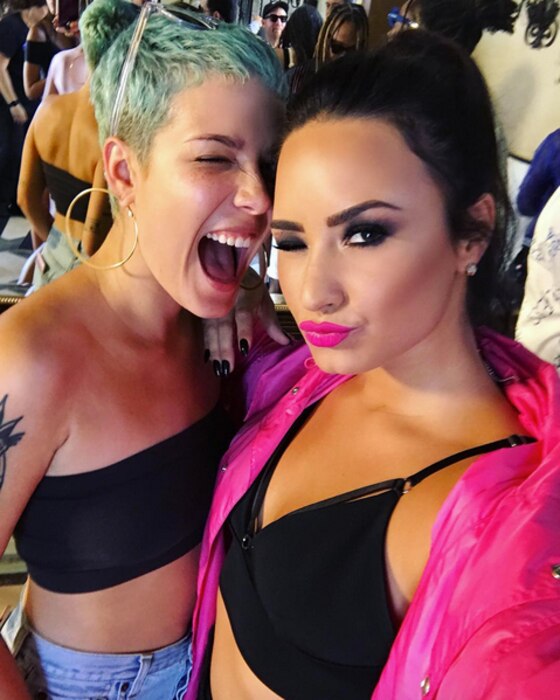 Demi Lovato, Halsey, Instagram Demi Lovato, Halsey, Instagram