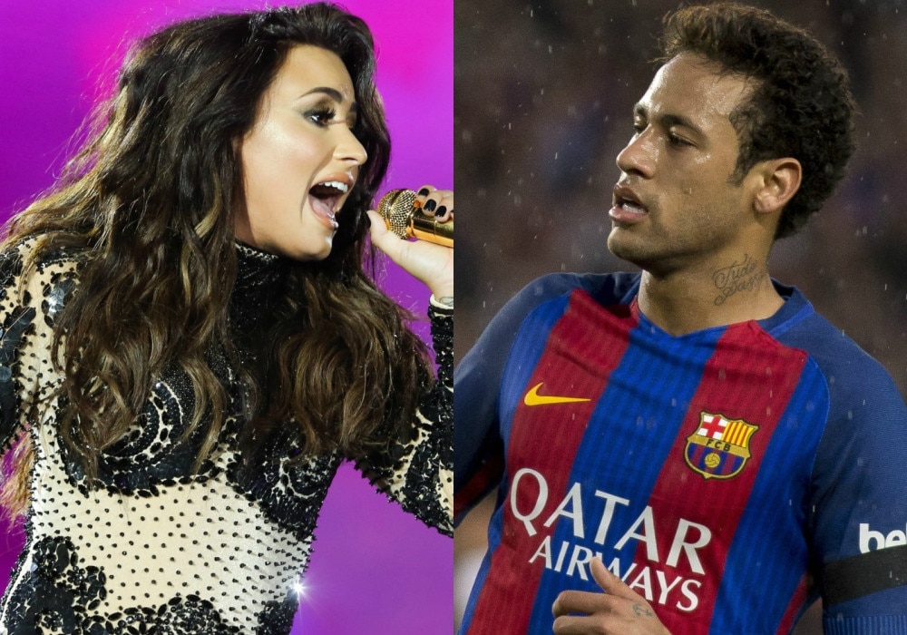 Mira El Regalo Que Le Dio Neymar A Demi Lovato En Su Esperado Encuentro E Online