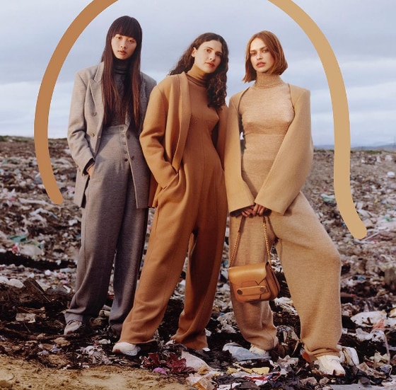 Stella McCartney, campanha no lixão Stella McCartney, campanha no lixão