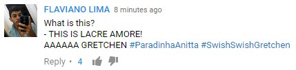 Comentários Gretchen Comentários Gretchen