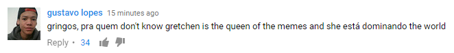 Comentários Gretchen Comentários Gretchen
