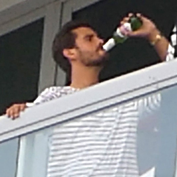 Scott Disick Parties on Balcony With Bevy of Women 