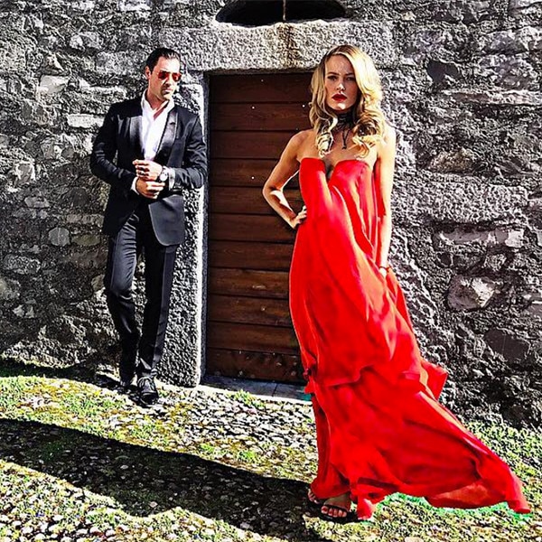 Maksim Chmerkovskiy and Peta Murgatroyd Go Glam at Italian Wedding