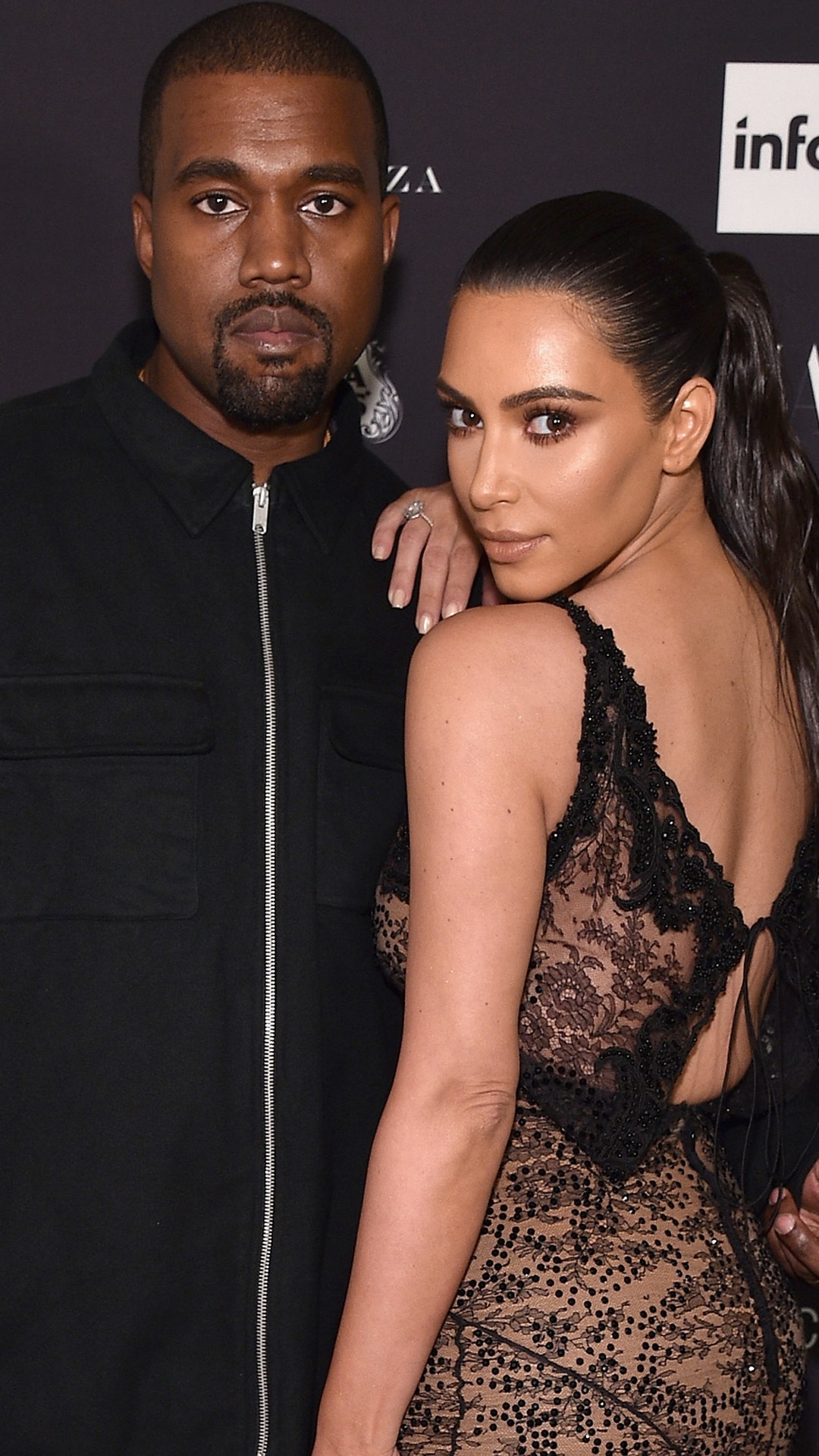 Kim Kardashian, Kanye West, NYFW 2016 Kim Kardashian, Kanye West, NYFW 2016