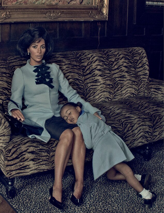 Kim Kardashian, North West, Interview Magazine Kim Kardashian, North West, Interview Magazine
