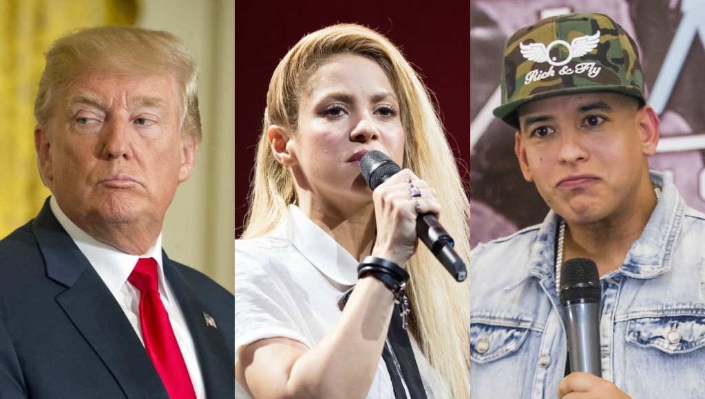 Donald Trump, Shakira, Daddy Yankee Donald Trump, Shakira, Daddy Yankee