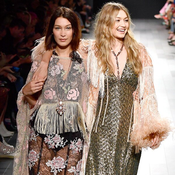 Bella Hadid, Gigi Hadid, NYFW 2017 Bella Hadid, Gigi Hadid, NYFW 2017
