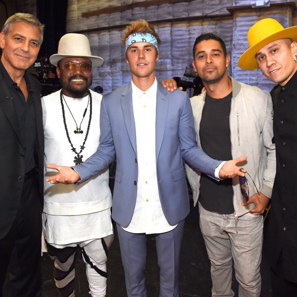 George Clooney, will.i.am, Justin Bieber, Wilmer Valderrama and Taboo, Hand in Hand: A Benefit for Hurricane Relief George Clooney, will.i.am, Justin Bieber, Wilmer Valderrama and Taboo, Hand in Hand: A Benefit for Hurricane Relief
