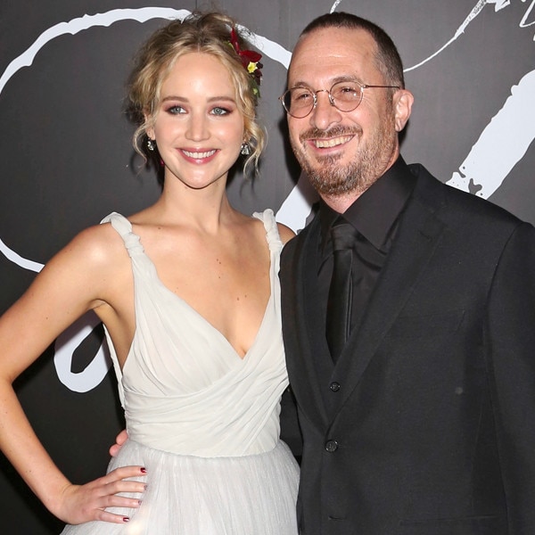 Jennifer Lawrence and Darren Aronofsky Split