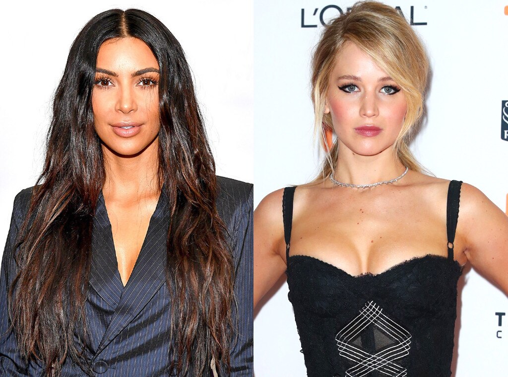Kim Kardashian, Jennifer Lawrence Kim Kardashian, Jennifer Lawrence