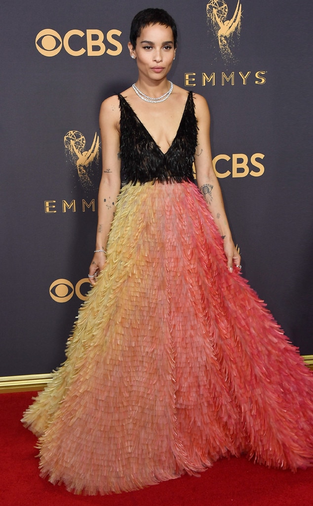 Zoe Kravitz, 2017 Emmy Awards, Arrivals Zoe Kravitz, 2017 Emmy Awards, Arrivals