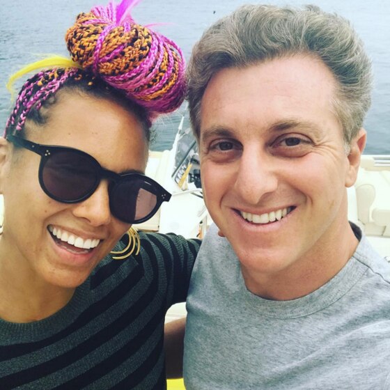 Alicia Keys, Luciano Huck, Instagram Alicia Keys, Luciano Huck, Instagram