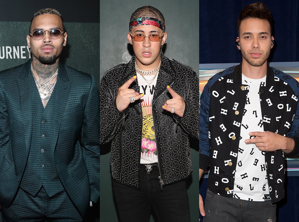 Chris Brown, Bad Bunny, Prince Royce Chris Brown, Bad Bunny, Prince Royce