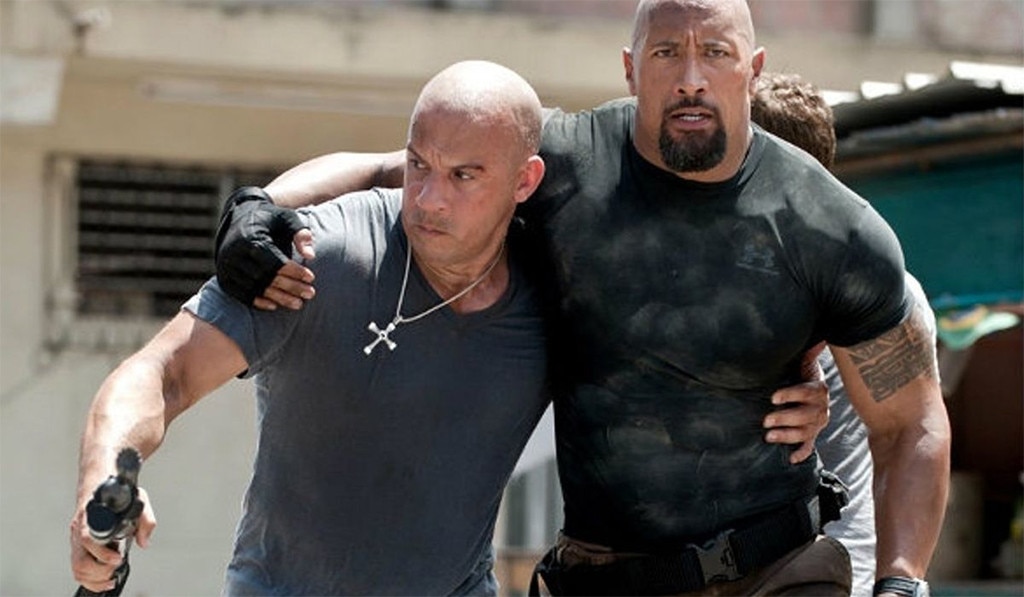 Vin Diesel Dwanye Johnson Fast & Furious 6