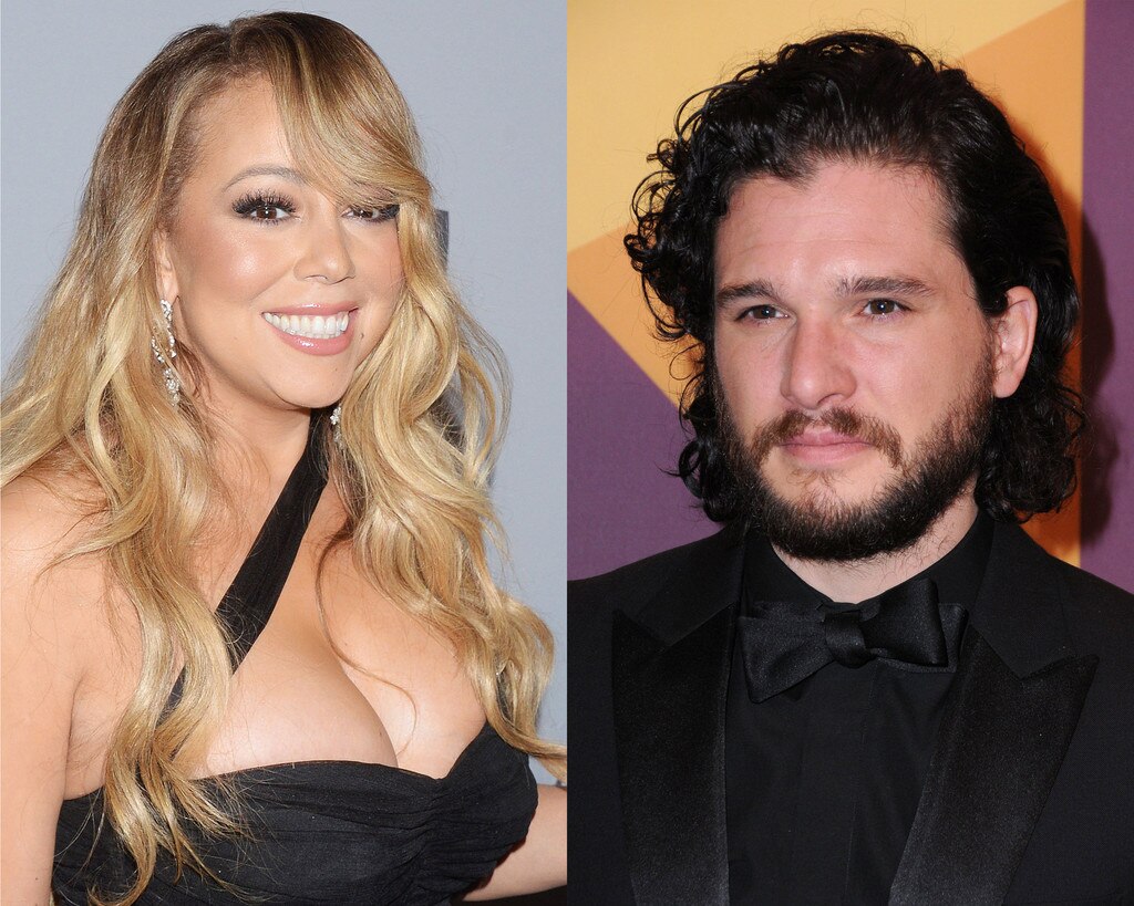 Mariah Carey, Kit Harington Mariah Carey, Kit Harington