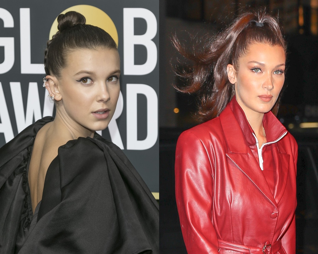 Bella Hadid, Millie Bobby Brown Bella Hadid, Millie Bobby Brown