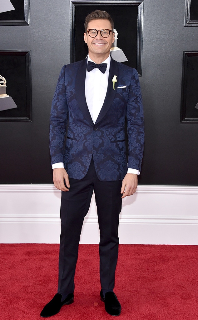 Ryan Seacrest, 2018 Grammy Awards, Red Carpet Fashions