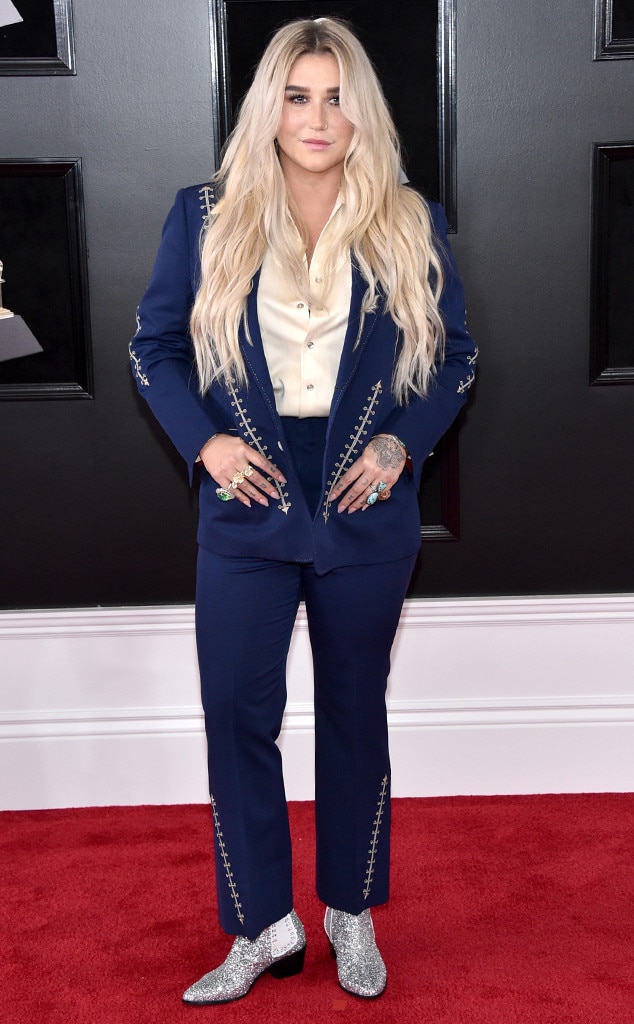 Kesha, 2018 Grammy Awards, Red Carpet Fashions