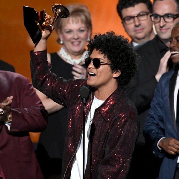 Bruno Mars' Mystery Guest Onstage at the 2018 Grammys Explained