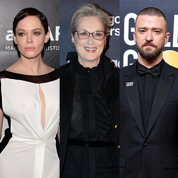 Rose McGowan Slams Justin Timberlake, Calls Meryl Streep ''Gross''