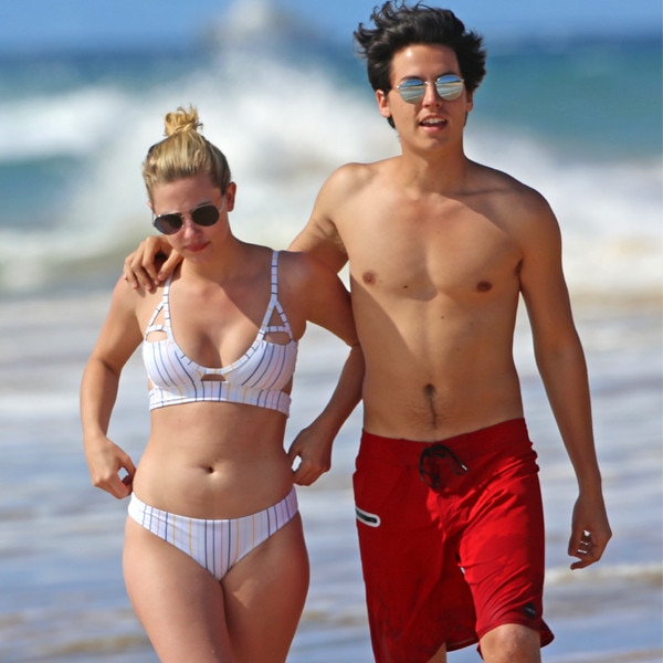 Cole Sprouse and Lili Reinhart Display PDA During Hawaii Vacation