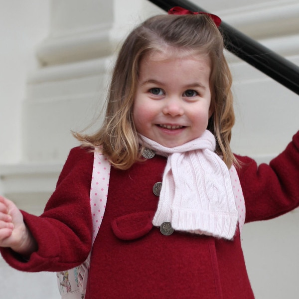 Princess Charlotte Smiles in First Day of Nursery School Photos