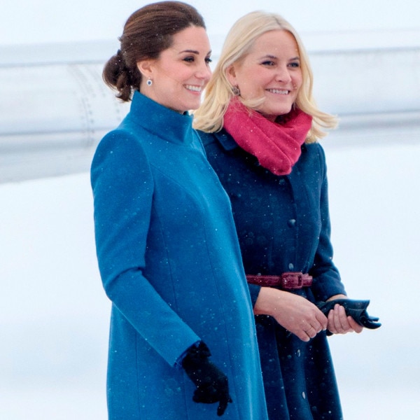 Kate Middleton & Princess Mette-Marit Give Off Frozen Vibes